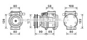 KAAK264 Kompresor, klimatizace AVA QUALITY COOLING