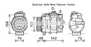 MSK638 Kompresor, klimatizace AVA QUALITY COOLING