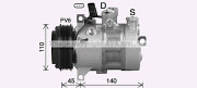 MSK747 Kompresor, klimatizace AVA QUALITY COOLING