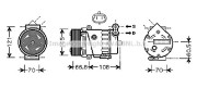 OLK389 Kompresor, klimatizace AVA QUALITY COOLING