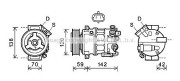 OLK576 Kompresor, klimatizace AVA QUALITY COOLING