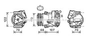 OLK594 Kompresor, klimatizace AVA QUALITY COOLING