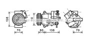 OLK616 Kompresor, klimatizace AVA QUALITY COOLING