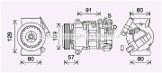 PEK407 Kompresor, klimatizace AVA QUALITY COOLING