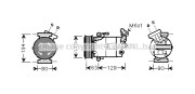 RTK384 Kompresor, klimatizace AVA QUALITY COOLING