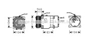 RTK402 Kompresor, klimatizace AVA QUALITY COOLING