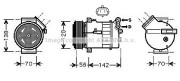 SBK067 Kompresor, klimatizace AVA QUALITY COOLING