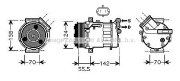 SBK069 Kompresor, klimatizace AVA QUALITY COOLING