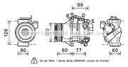 TOK681 Kompresor, klimatizace AVA QUALITY COOLING