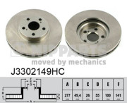 J3302149HC Brzdový kotouč NIPPARTS