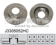 J3305052HC Brzdový kotouč NIPPARTS