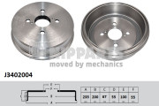 J3402004 NIPPARTS brzdový bubon J3402004 NIPPARTS