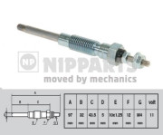 J5712014 NIPPARTS żeraviaca sviečka J5712014 NIPPARTS