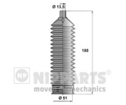 N2840509 Sada měchů, řízení NIPPARTS