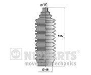 N2845004 Sada měchů, řízení NIPPARTS