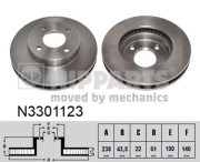 N3301123 Brzdový kotouč NIPPARTS