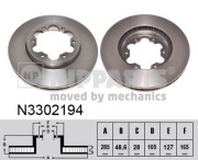 N3302194 Brzdový kotouč NIPPARTS