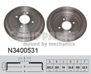 N3400531 Brzdový buben NIPPARTS