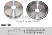 N3402071 Brzdový buben NIPPARTS