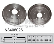 N3408026 Brzdový buben NIPPARTS