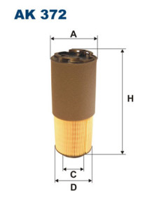 AK 372 Vzduchový filtr FILTRON