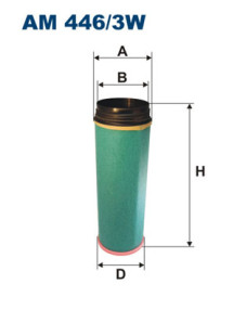 AM 446/3W Filtr - sekundární vzduch FILTRON