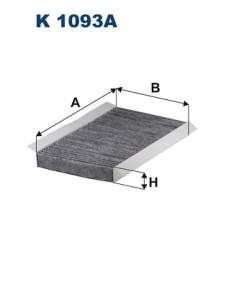 K 1093A Filtr, vzduch v interiéru FILTRON