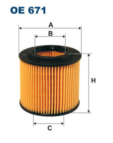 OE 671 Olejový filtr FILTRON