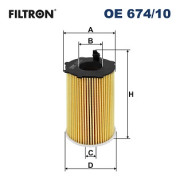 OE 674/10 Olejový filtr FILTRON