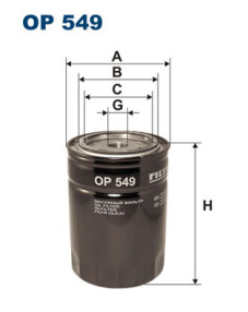 OP 549 FILTRON filter pracovnej hydrauliky OP 549 FILTRON