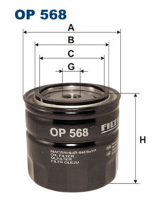 OP 568 Filtr, pracovní hydraulika FILTRON