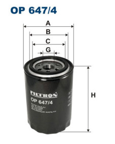 OP 647/4 Filtr, pracovní hydraulika FILTRON