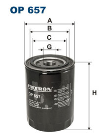 OP 657 Filtr, pracovní hydraulika FILTRON