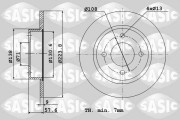 2004286J Brzdový kotouč SASIC