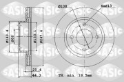 2464904J Brzdový kotouč SASIC