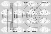 2464L94J Brzdový kotouč SASIC