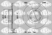 4004240J Brzdový kotouč SASIC