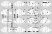 4004298J Brzdový kotouč SASIC