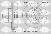 4004302J SASIC brzdový kotúč 4004302J SASIC