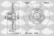 4004307J SASIC brzdový kotúč 4004307J SASIC