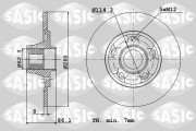 6104029 SASIC brzdový kotúč 6104029 SASIC