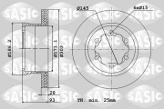 6106103 Brzdový kotouč SASIC