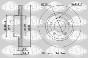 6106175 SASIC brzdový kotúč 6106175 SASIC