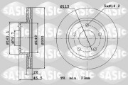 6106205 Brzdový kotouč SASIC