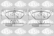 6216009 Sada brzdových destiček, kotoučová brzda SASIC
