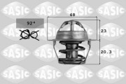 9000389 Termostat, chladivo SASIC