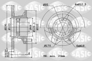 9004809J Brzdový kotouč SASIC