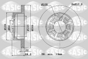 9004810J SASIC brzdový kotúč 9004810J SASIC