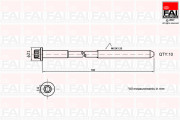 B2111 Sada šroubů hlavy válce FAI AutoParts