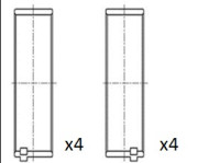 BB2053-025 Ojniční ložisko FAI AutoParts